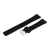 Black plastic watch strap, 18 mm – 9456-8