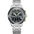 Roamer Mercury Chrono men's watch 968988 47 45 20, blue dial, silver stainless steel strap