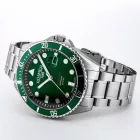 Roamer Pro Scuba 200 men's watch 969845 41 75 20, green dial, silver stainless steel strap