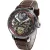 Poljot International Globetrotter Limited Edition men's watch 9730.2940554, brown leather strap