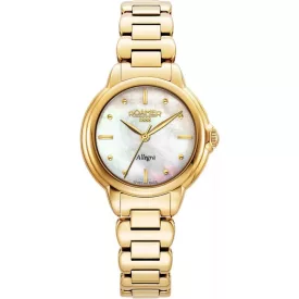 Roamer Allegra women's watch 977847 48 20 20, gold stainless steel strap