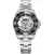 Roamer Premier Skeleton Special Edition men's watch set 986984 41 85 20, black dial, silver stainless steel strap