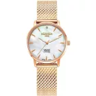 Roamer Valais Diamond women's watch set 989847 49 10 05, rose gold stainless steel strap