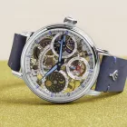Poljot International Sputnik Limited Edition men's watch 9931.2940771, blue leather strap