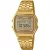 Casio Vintage unisex watch A158WETG-9AEF, gold dial, gold stainless steel strap