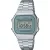 Casio Vintage unisex watch A168WA-3AYES, green dial, silver stainless steel strap