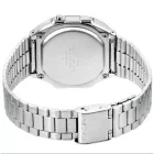 Casio Vintage unisex watch A168WA-3AYES, green dial, silver stainless steel strap