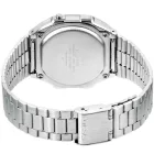 Casio Vintage unisex watch A168WA-5AVES, brown dial, silver stainless steel strap