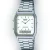 Casio Vintage unisex watch AQ-230A-7DMQYES, white dial, silver stainless steel strap
