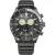 Citizen Chrono men's watch AT2565-05E, gray dial, black silicone strap