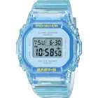 Casio Baby-G women's watch BGD-565SJ-2ER, blue dial, blue plastic strap