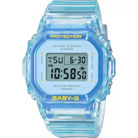 Casio Baby-G women's watch BGD-565SJ-2ER, blue dial, blue plastic strap