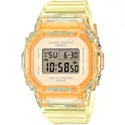Casio Baby-G women's watch BGD-565SJ-9ER, yellow dial, yellow plastic strap