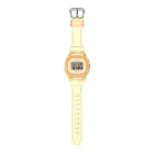 Casio Baby-G women's watch BGD-565SJ-9ER, yellow dial, yellow plastic strap
