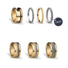 Bering female ring set BICOLOUR-7