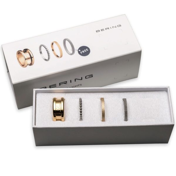 Bering female ring set BICOLOUR-8