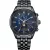 Citizen Promaster Moonphase men's watch BY1035-56L, blue dial, black stainless steel strap