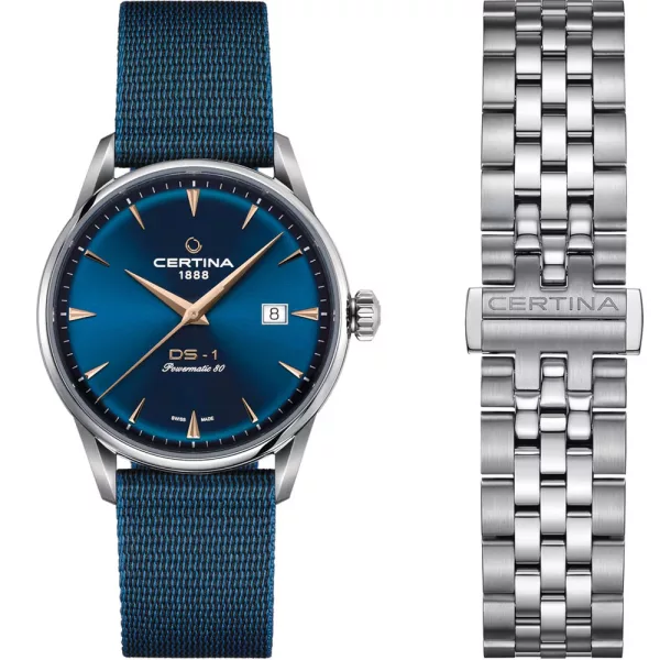 Certina DS-1 Powermatic 80 men's watch set C029.807.11.041.02