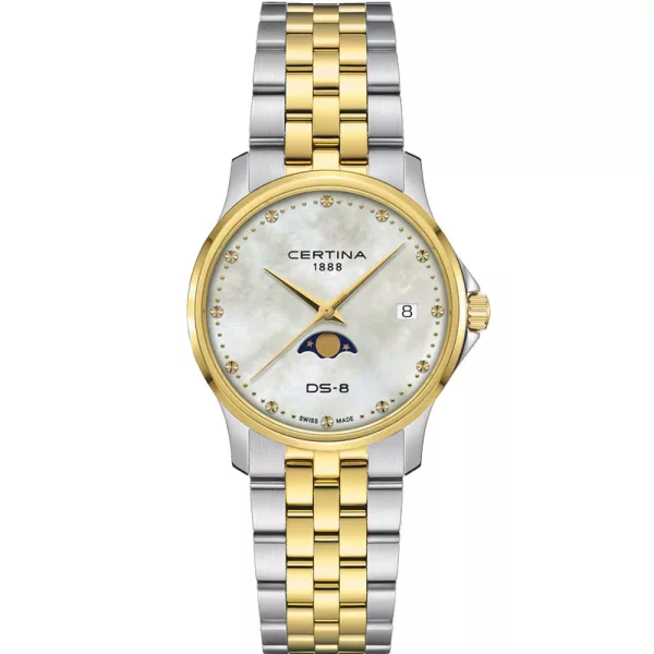 Certina DS-8 Moonphase women's watch C045.223.22.111.00