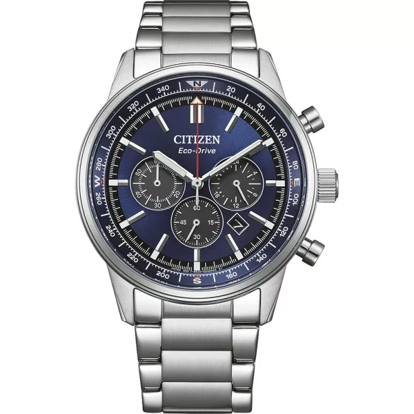 Citizen Elegance Man men's watch CA4720-52L, blue dial, silver stainless steel strap