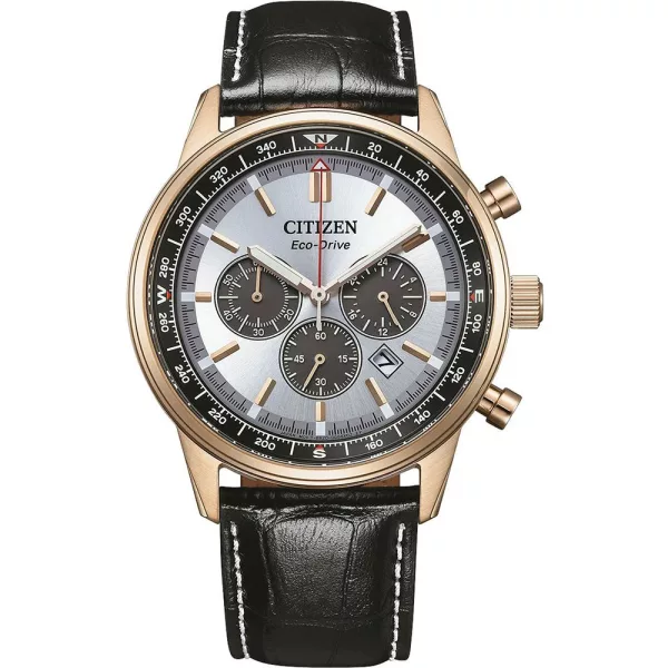 Citizen Elegance Man men's watch CA4723-03A, gray dial, black leather strap