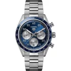 Tag Heuer Carrera Chronograph Sport men's watch CDB2111.BA0054, blue dial, silver stainless steel strap
