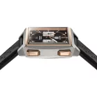 Tag Heuer Monaco Chronograph men's watch CDW2150.FC8360, black dial, black leather strap