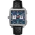 Tag Heuer Monaco Chronograph men's watch CDW2181.FC8360, blue dial, black leather strap