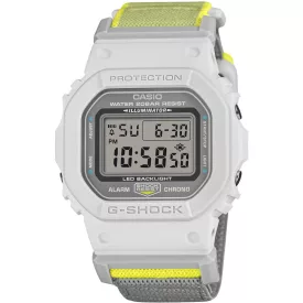 Casio G-Shock men's watch DW-5600MNC-7A8ER, gray dial, gray textile strap