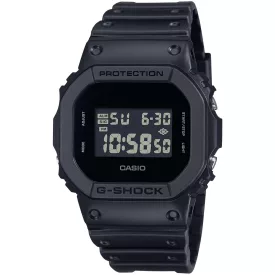 Casio G-Shock men's watch DW-5600UBB-1ER, black dial, black plastic strap