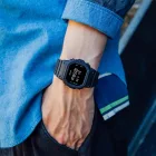 Casio G-Shock men's watch DW-5600UBB-1ER, black dial, black plastic strap