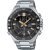 Casio Edifice men's watch ECB-10DB-1A9EF, black dial, silver stainless steel strap