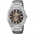 Casio Edifice men's watch EFB-109D-5AVEF, brown dial, silver stainless steel strap
