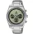 Casio Edifice men's watch EFB-730D-3AVUEF, green dial, silver stainless steel strap