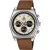 Casio Edifice men's watch EFB-730L-7AVUEF, beige dial, brown leather strap
