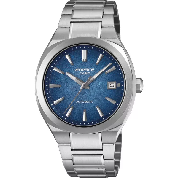 Casio Edifice Automatic men's watch EFK-200D-2AER, blue dial, silver stainless steel strap