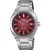Casio Edifice Automatic men's watch EFK-200D-4AER, burgundy dial, silver stainless steel strap