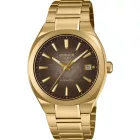 Casio Edifice Automatic men's watch EFK-200DG-5AER, brown dial, gold stainless steel strap