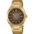 Casio Edifice Automatic men's watch EFK-200DG-5AER, brown dial, gold stainless steel strap
