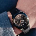 Casio Edifice Automatic men's watch EFK-200XPB-1AER, black dial, black plastic strap