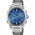 Casio Edifice men's watch EQB-1300D-2AEF, blue dial, silver stainless steel strap