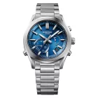 Casio Edifice men's watch EQB-1300D-2AEF, blue dial, silver stainless steel strap
