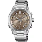 Casio Edifice men's watch EQB-1300D-5AEF, brown dial, silver stainless steel strap