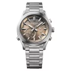Casio Edifice men's watch EQB-1300D-5AEF, brown dial, silver stainless steel strap