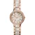 Fossil Virginia women's watch ES3716, brown dial, brown stainless steel strap
