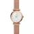 Fossil Carlie women's watch ES4433, rose gold stainless steel strap