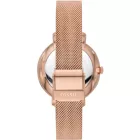 Fossil Jacqueline women's watch ES4628, rose gold dial, rose gold stainless steel strap