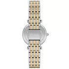 Fossil Carlie women's watch ES5438, blue dial, silver stainless steel strap