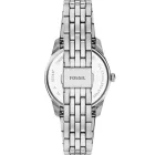 Fossil Scarlette women's watch ES5457, silver stainless steel strap