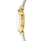 Fossil Carlie women's watch ES5463, silver stainless steel strap